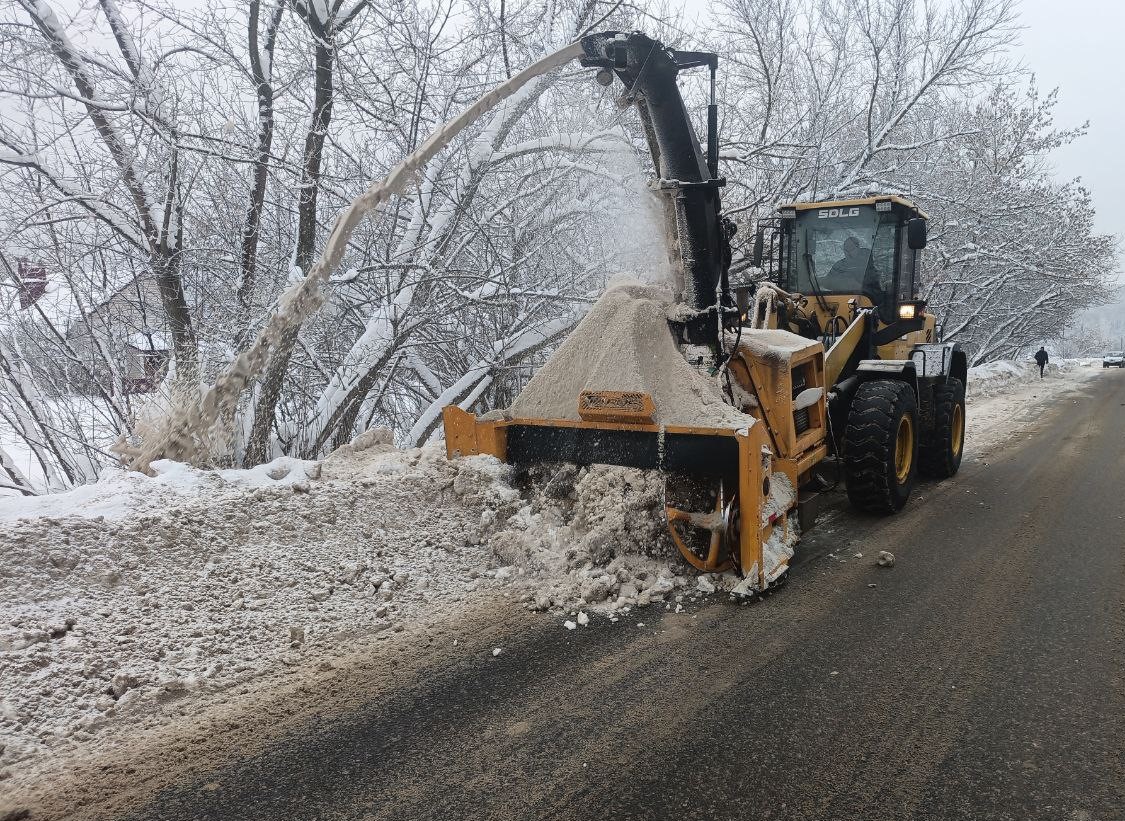 Уборка в городе.