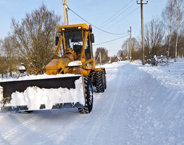 Уборка в городе.