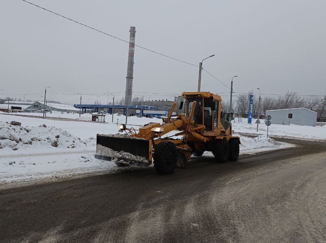 Уборка в городе.