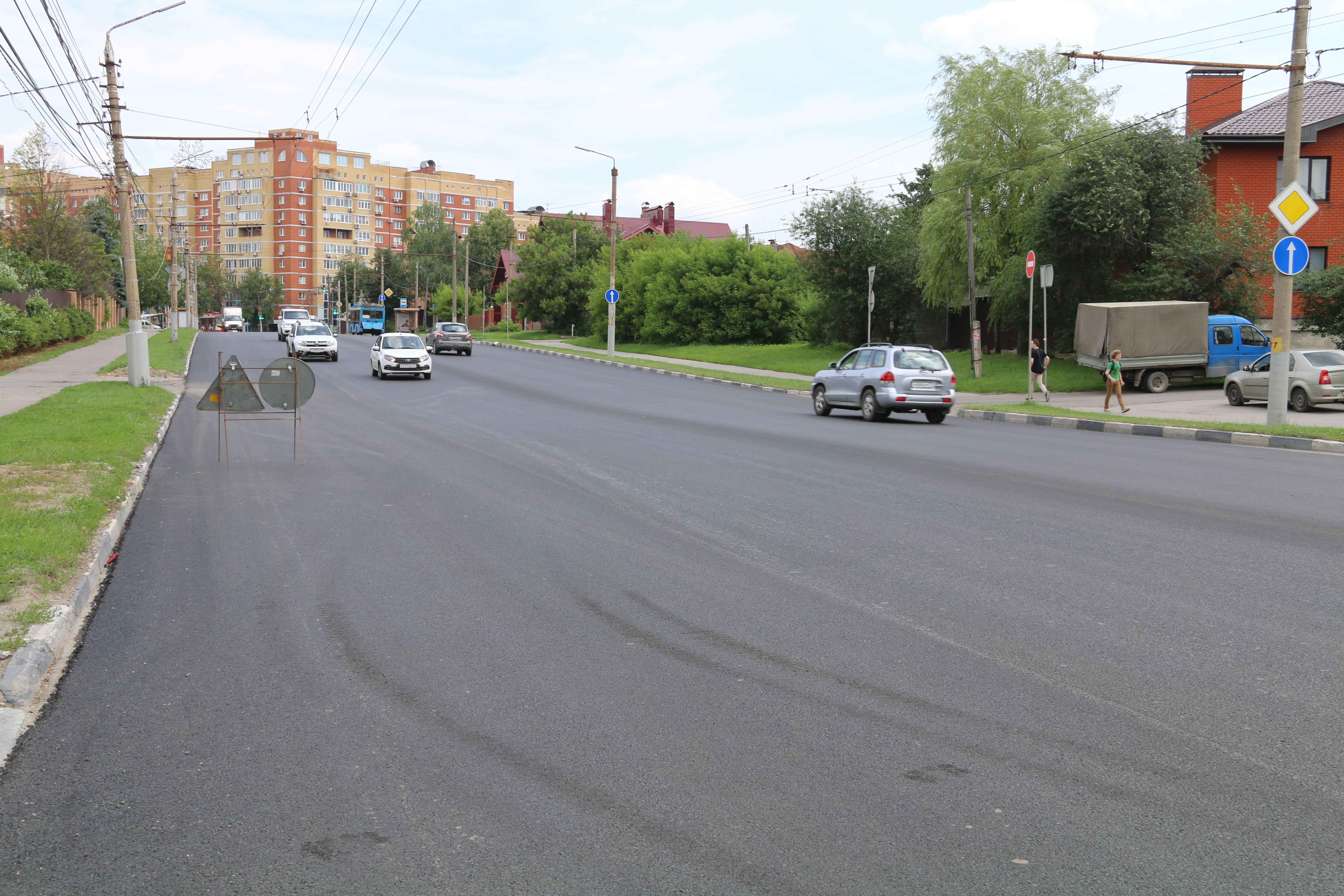 БКД в Туле: на ул. Дмитрия Ульянова продолжается ремонт дороги.