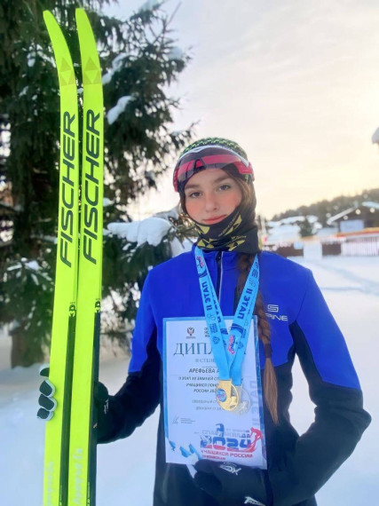 Тулячка завоевала еще одну медаль на зимней Спартакиаде России по лыжным гонкам.