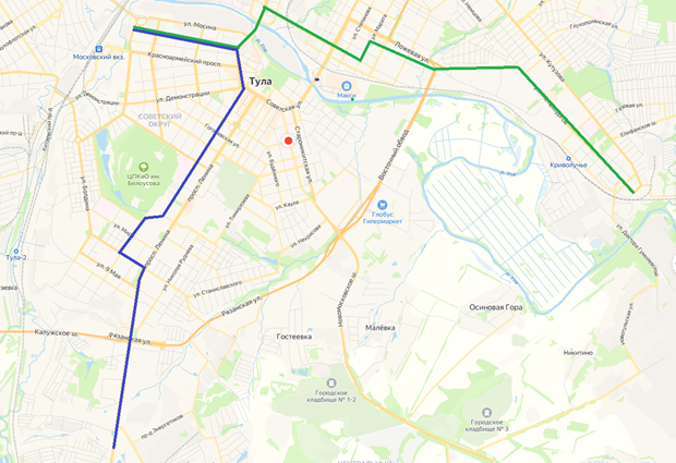28 и 29 марта на ул. Воздухофлотской будут введены временные ограничения движения трамваев.