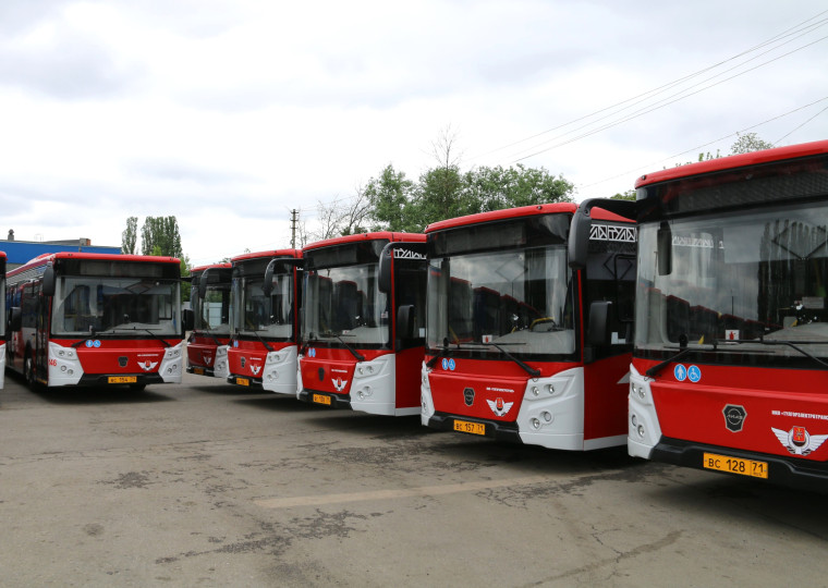 В Тулу прибыли 50 новых автобусов.