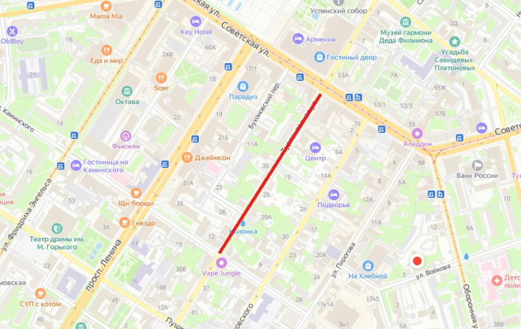 27 сентября на ул. Тургеневской ограничат движение транспорта.