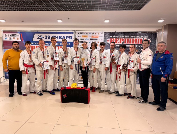 Тульские спортсмены взяли призовые места на Всероссийских соревнованиях по рукопашному бою.