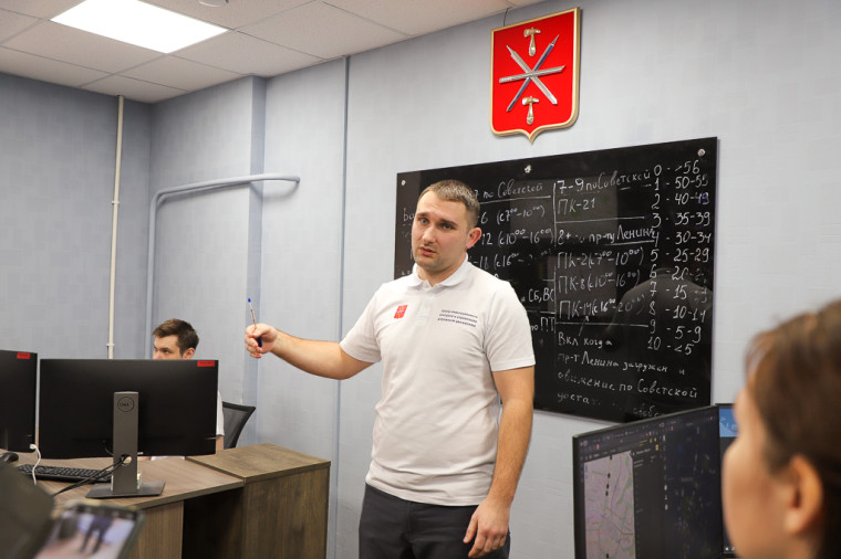 Илья Беспалов посетил новый навигационный центр.