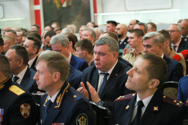Илья Беспалов принял участие в торжественном собрании ко Дню защитника Отечества.