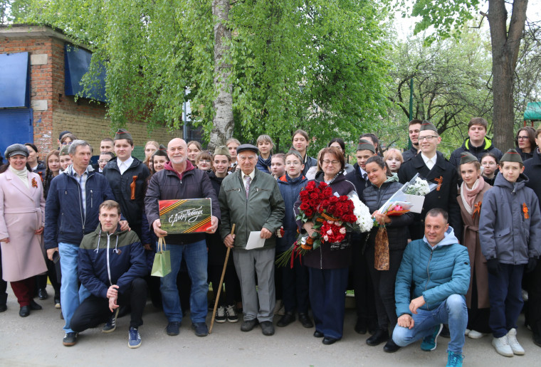 В Туле поздравили ветеранов Великой Отечественной войны с Днем Победы.