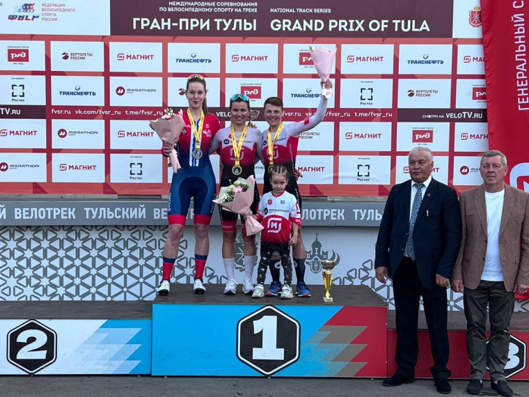 Тульские велогонщики снова завоевали первые и призовые места в Гран-при Тулы.