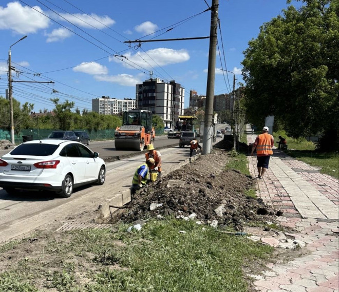В Туле проверили ход выполнения ремонта дорог.