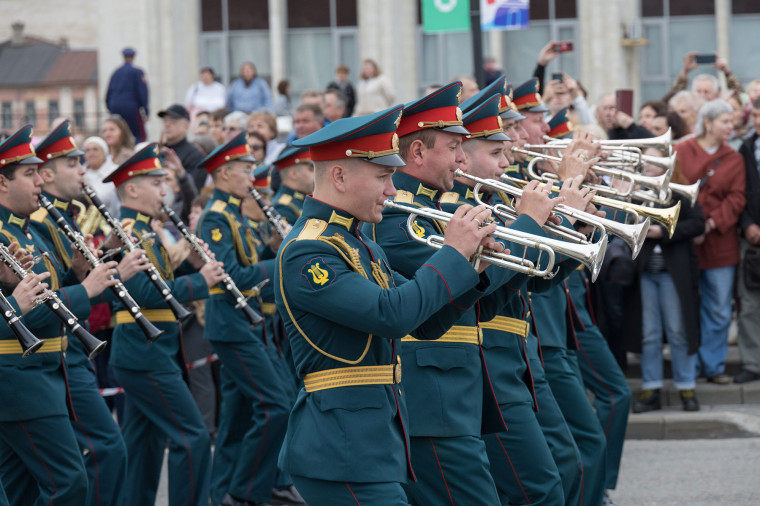 В Туле прошел VII Всероссийский фестиваль духовых оркестров «Фанфары Тульского кремля».