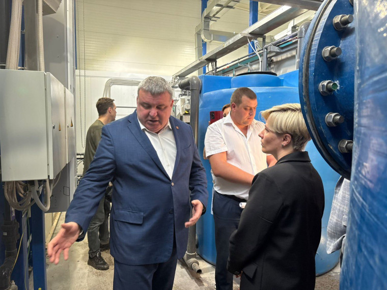 Илья Беспалов: Новая станция водоподготовки в Ленинском позволит обеспечить качественной водой более 10 тысяч жителей .