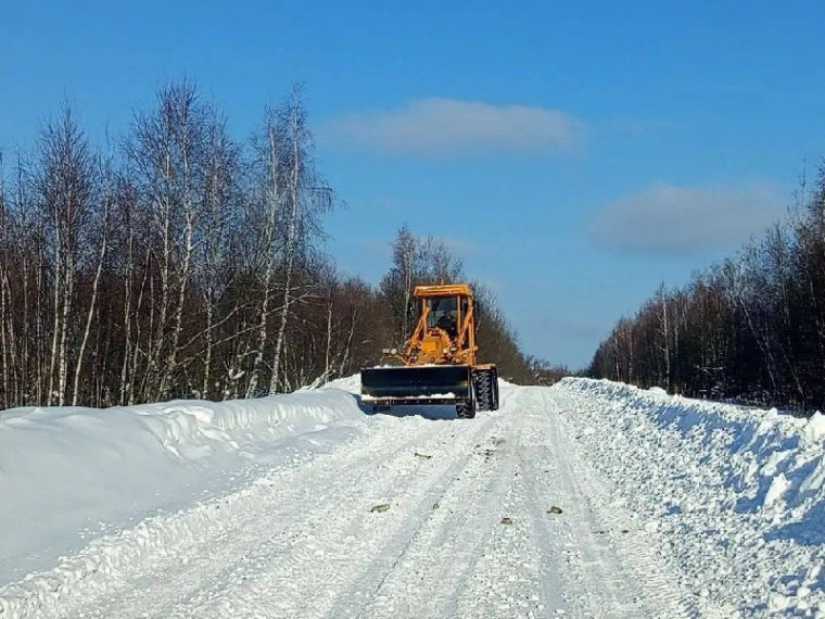В Туле продолжается уборка и вывоз снега.