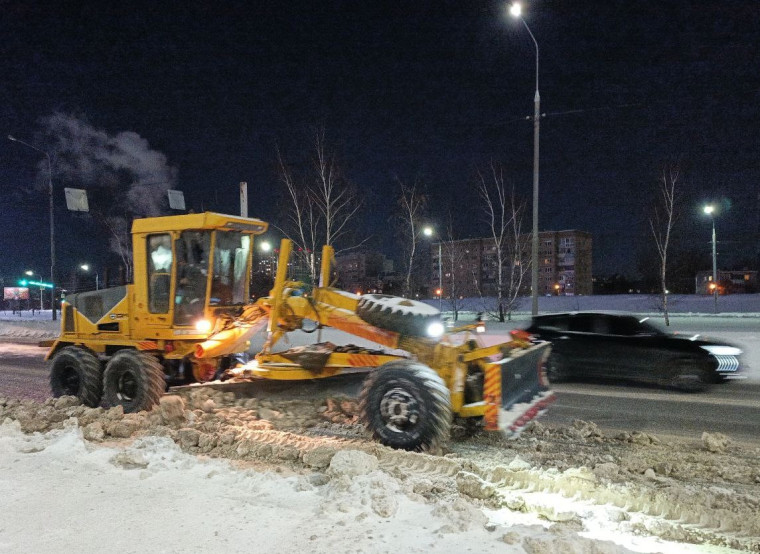 Уборка в городе.