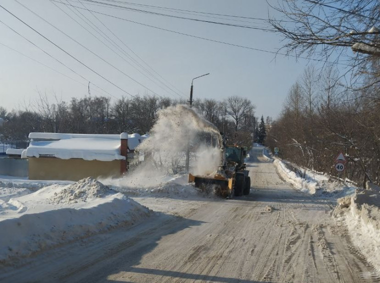 Уборка в городе.