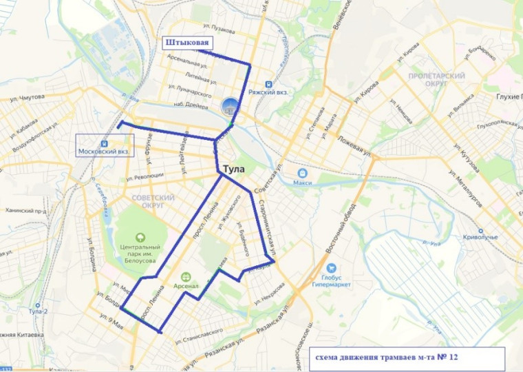 С 7 февраля на проспекте Ленина изменится схема движения трамваев.