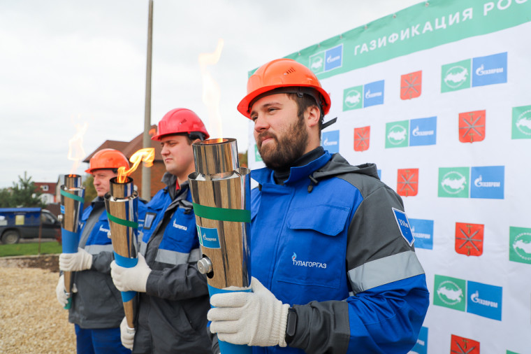 В Гостеевке ввели в эксплуатацию распределительный газопровод.